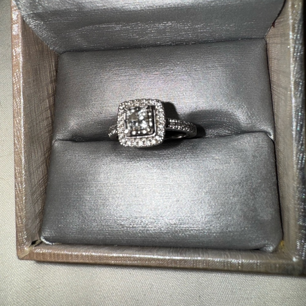 Zales wedding ring set.